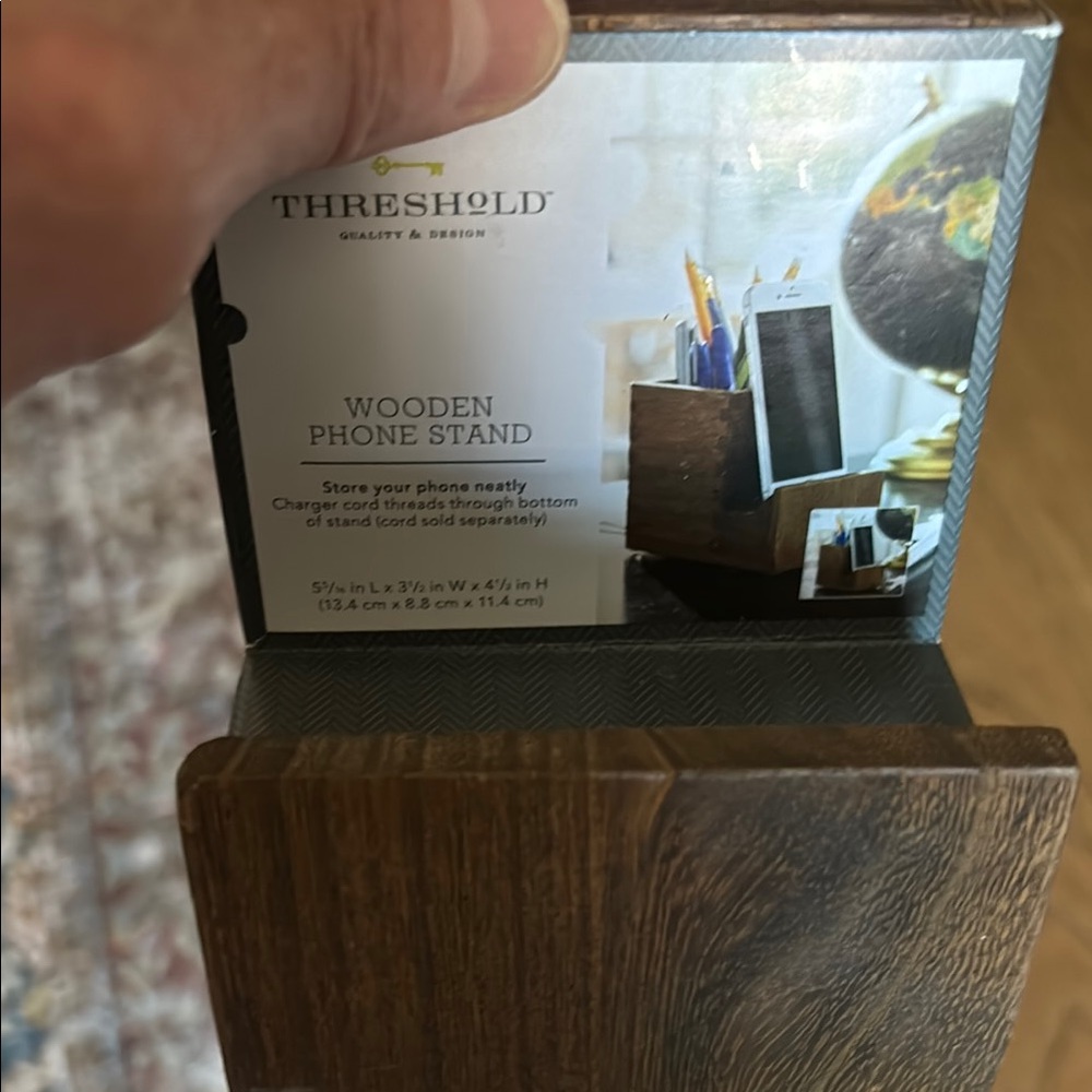 Threshold Wooden Phone Stand